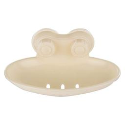 Wall Attachable Hanger for Soap Box - Soap Dish/Box with Soft Clean Bath Loofah (2 Set)