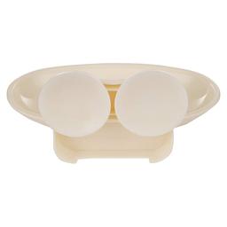 Wall Attachable Hanger for Soap Box - Soap Dish/Box with Soft Clean Bath Loofah (2 Set)