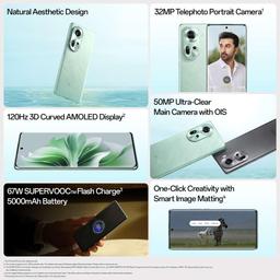 Oppo Reno 11 5G (Wave Green,128 GB) (8 GB RAM)