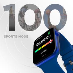 Fire-Boltt Visionary 1.78" AMOLED Bluetooth Calling Smartwatch with 368 * 448 Pixel Resolution, Rotating Crown & 60Hz Refresh Rate 100+ Sports Mode, TWS Connection, Voice Assistance (Blue)