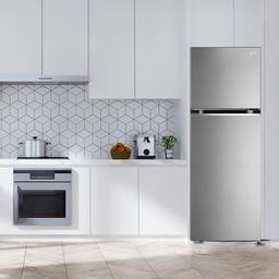 LG 322 L 3 Star Frost-Free Smart Inverter Double Door Refrigerator (2023 Model, GL-S342SPZX, Shiny Steel, Convertible with Express Freeze)