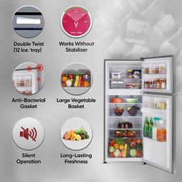 LG 240 L 3 Frost-Free Smart Inverter Double Door Refrigerator ( GL-S292RDSX, Dazzle Steel, Convertible & Multi Air Flow Cooling)