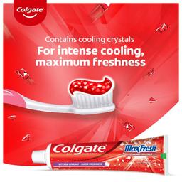Colgate MaxFresh Toothpaste, Red Gel Paste with Menthol for Super Fresh Breath, 300g, 150g X 2 (Spicy Fresh)