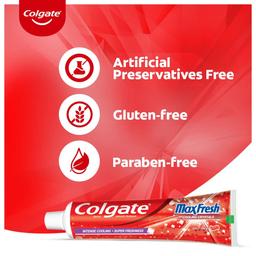 Colgate MaxFresh Toothpaste, Spicy Fresh Red Gel paste with Menthol for Super Fresh Breath, 600gm, Saver Pack