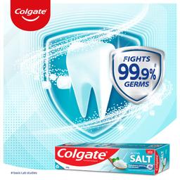 Colgate Active Salt 300g (200g + 100g , Pack of 2) Toothpaste, Daily Germ Protection, Toothpaste with Salt and Mint, Healthy Gums & Teeth,