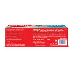 Colgate Active Salt 300g (200g + 100g , Pack of 2) Toothpaste, Daily Germ Protection, Toothpaste with Salt and Mint, Healthy Gums & Teeth,