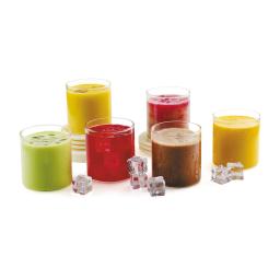 Signoraware Vintage Borosilicate Drinking Glass, 200ml Each, Set of 6, Clear