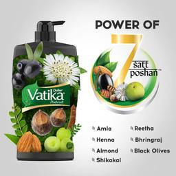 Dabur Vatika Long & Black Shampoo - 640ml | With Amla & Bhringhraj I For Shiny, Long & Black Hair | No Added Parabens | Provides Gentle Cleansing, Conditioning and Nourishment to Hair