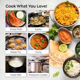 Prestige IRIS ECO 1200 W Induction Cooktop with automatic voltage regulator.