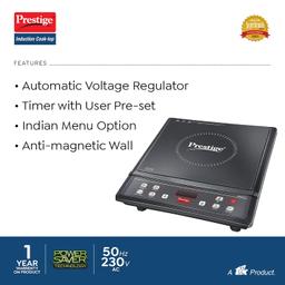 Prestige IRIS ECO 1200 W Induction Cooktop with automatic voltage regulator.