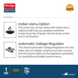Prestige PIC 16.0 plus 2000 Watts Induction Cooktop