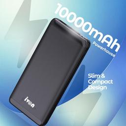 Casual Waterproof Laptop Backpack/Office Bag/School Bag/College Bag with Ivon - 10000mAh 22.5W Fast Charging Power Bank,(Model CR - PB - 207)