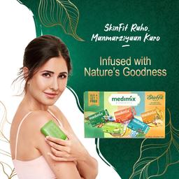 Medimix Ayurvedic Skinfit Bathing Soaps 125G (Pack Of 5)|Shop For Healthy & Protected Skin, Cool & Fresh Skin, Soft & Supple Skin, Radiant Skin & Glowing Skin|Paraben-Free & Sulphate-Free|100% Vegan