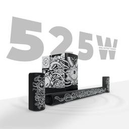 ZEBRONICS 525 Watts Soundbar Juke BAR 9400 PRO Dolby 5.1(Designed by Santanu Hazarika)