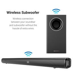 Zebronics Zeb-JUKEBAR 6000DWS PRO, 160W Multimedia soundbar with Wireless subwoofer Supports HDMI(ARC),