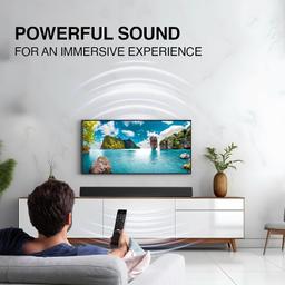 Philips TAB7007 2.1 CH 240W Dolby Digital Plus Bluetooth Soundbar V5.3 with Wireless subwoofer, & Remote Control (Black)