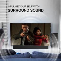 Philips TAB7007 2.1 CH 240W Dolby Digital Plus Bluetooth Soundbar V5.3 with Wireless subwoofer, & Remote Control (Black)