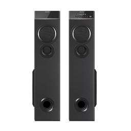 Philips Audio SPA9085 2.0CH 100W Multimedia Tower Speakers with Wireless Microphone,Multi-Connectivity
