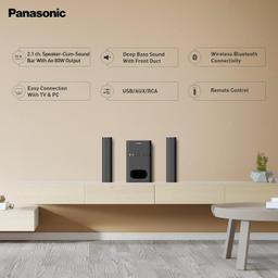 Panasonic Sc-Ht260Gw-K 80 W, 2.1 Ch USB, Auxiliary Multimedia Speaker System with