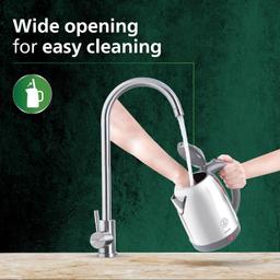 Philips HD 9363/02 1.2 L Kettle with 25% thicker body for longer life, triple safe auto cut off