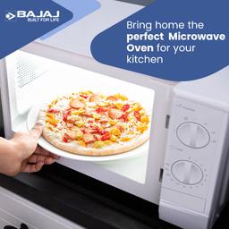 Bajaj 17L Solo Microwave Oven (1702 MT, White), Timer