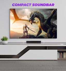 ZEBRONICS Juke BAR 1500 20W Output, Wireless Portable Mini soundbar, Built-in Rechargeable Battery,