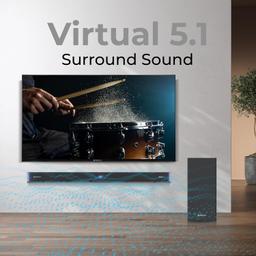 ZEBRONICS Juke BAR 9102 PRO 240W Output Dolby Soundbar with Bluetooth 5.0,Virtual 5.1 and LED Display