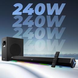 ZEBRONICS Juke BAR 6100DWS PRO 240W with Multi Connectivity (BT 5.0 | HDMI (ARC)