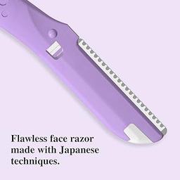 Kai Veitnam Can-Bubble Face Razor for Women/Face Trimmer For Women/Multi Color (Pack of 3)