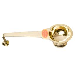 OM BHAKTI Camphor 60 nos & Brass Camphor Burner Aarti Stand | Kapoor Dani Holder for Pooja Rituals Combo