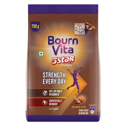 Cadbury Bournvita 5 Star Magic Nutrition Drink, 750 g Pouch