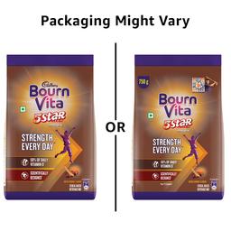 Cadbury Bournvita 5 Star Magic Nutrition Drink, 750 g Pouch