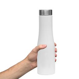 Tollboy Water Bottle (white), 1 Litre Stainless Steel Bottle for Fridge, School, Outdoor, Gym, Home and Office, BPA-Free, Non-Toxic, Easy-to-Clean