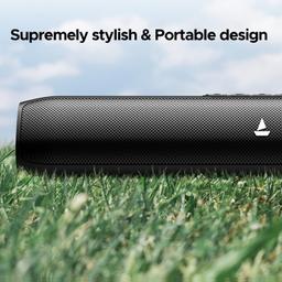 Boat Aavante Bar Groove Bluetooth 2.0 Channel Soundbar with 16 W RMS Output, Multiple Connectivity Modes, Up to 6 hrs Playtime, Bluetooth v5.0 & USB Type-C Port(Premium Black)