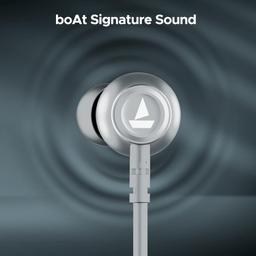 boAt Rockerz 111 Bluetooth Wireless Neckband with Up to 40 Hrs Playtime, Dual Device Pairing, Enx Tech, Beast Mode, ASAP Charging, Btv5.3, Ipx5,Type-C Interface & Magnetic in Ear Buds(Ash Grey)