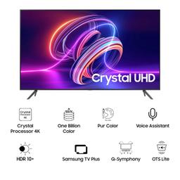 Samsung 108 cm (43 Inches) Crystal Vision 4K Ultra HD Smart LED TV UA43CUE70AKLXL (Titan Gray)