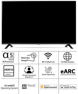 LG 80 cm (32 inches) HD Ready Smart LED TV 32LQ643BPTA (Black)