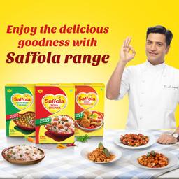 Saffola SOYA Chunks,Tender & Juicy,53% Protein,200 Grams