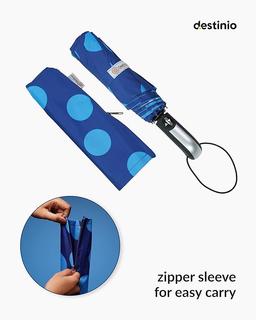 Destinio Umbrella for Women -3 Fold, UV Coated, Auto Open Close- Printed Design Umberallas for Ladies, Girls and Men