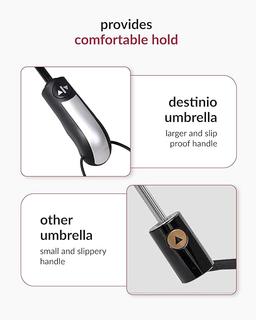 Destinio Umbrella for Women -3 Fold, UV Coated, Auto Open Close- Printed Design Umberallas for Ladies, Girls and Men
