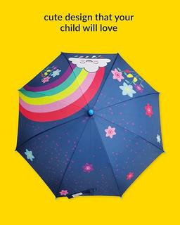 Destinio Umbrella for Kids; Stylish & Cute, Child Safe, 100% Waterproof; Kids Umbrella for Girls, Boys and Baby