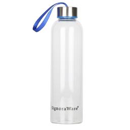 Signoraware Aqua Star Borosilicate Glass Bottle, 550 ml, Set of 1, Multicolour