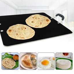 N-DURAA Premium Nonstick Tawa, Dosa Roti Chapati Pathiri Tawa, Large Rectangular 28 cm.