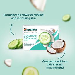 Himalaya Herbals Refreshing Cucumber Soap & Coconut Soap, 75gm