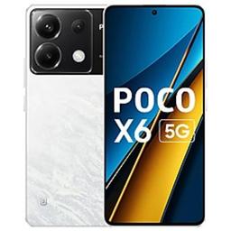 POCO X6 5G (Snowstorm White, 8 GB RAM 256 GB Storage)