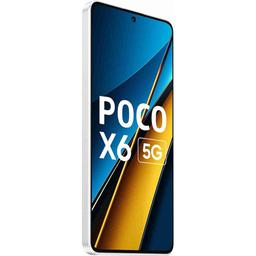 POCO X6 5G (Snowstorm White, 8 GB RAM 256 GB Storage)