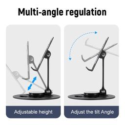 IVON Multifunctional Aluminum Mobile Stand & Ivon Neckband Wireless Bluetooth In Ear Built -in Mic, Super Sound Deep Bass Active Noise(IV - BT89)