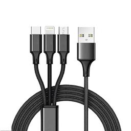 Ivon - 10000mAh 22.5W Fast Charging Power Bank, 20W PD Fast Charging,(Model CR - PB - 207) with Ivon 3in1 Charging Power Cable(CA- 10)