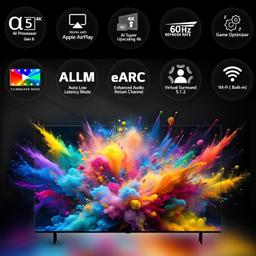 LG 139 cm (55 inches) QNED-75 Year 2024 Edition 4K Ultra HD (3840x2160) Smart WebOS QNED TV 55QNED75SRA (Black)