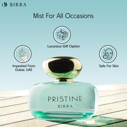 Latest Wedding sarees Collection & Bags for Women for Office Use with BIRRA Pristine Women Eau De Parfum - 100ml (Saree color & design may wary)